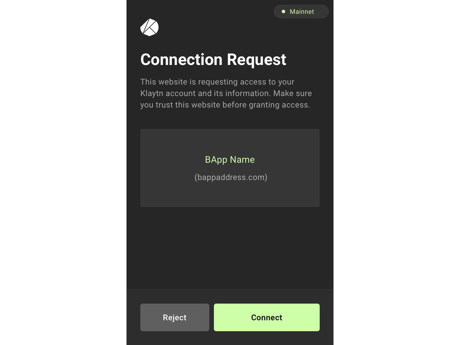Connection Request